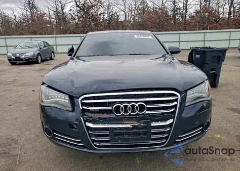 2013 Audi A8 Quattro из США, поврежденный, VIN WAUAGAFD5DN001490